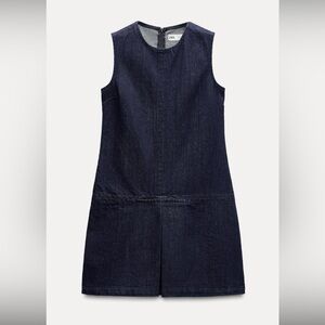 ZARA - NEW WITH TAGS DENIM MINI DRESS ZW COLLECTION